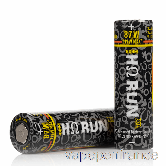 Hohm Tech Run Xl 21700 4007mah 30.3a Batterie Deux Batteries Pack Stylo Vape
