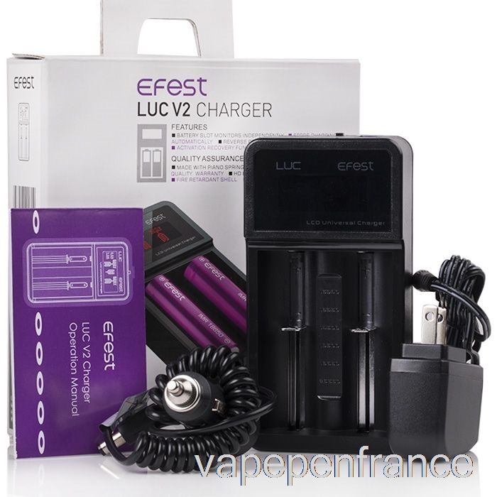 Stylo Vape Chargeur Intelligent Efest Luc V2