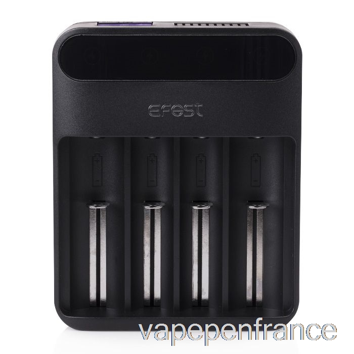 Efest Luxuriant Q4 4 Baies Chargeur De Batterie LED Intelligent Stylo Vape