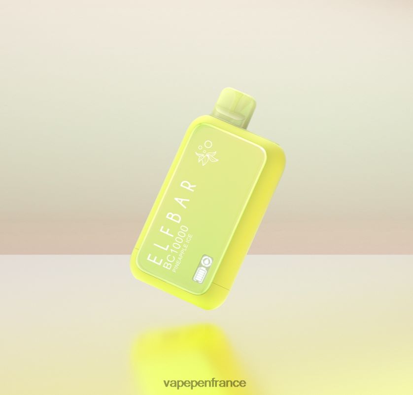 Vape France - ELFBAR BC10000 édition dinmol de vape jetable glace à l'ananas 2284Z017